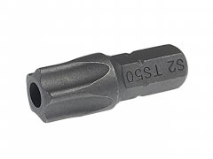 Бита TORX TS50Hх25мм 1/4" 5-ти гранная с отверстием JTC-1192550