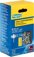 Алюминиевая заклепка RAPID R:High-performance-rivet d4.8x14 мм, 300 шт. 5001437