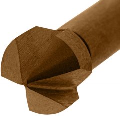 Зенковка конусная под М6, HSS, по металлу, цилиндрический хвостовик Denzel 72307