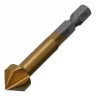 Зенковка конусная под М6, HSS, по металлу, цилиндрический хвостовик Denzel 72307