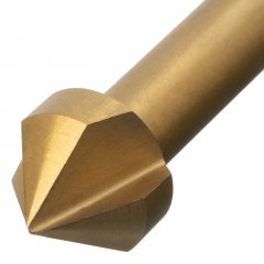 Зенковка конусная под М6, HSS, по металлу, цилиндрический хвостовик Denzel 72307