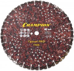 Диск алмазный CHAMPION гранит PRO 350/25,4/10 Laser Granitek (гранит твёрдый)