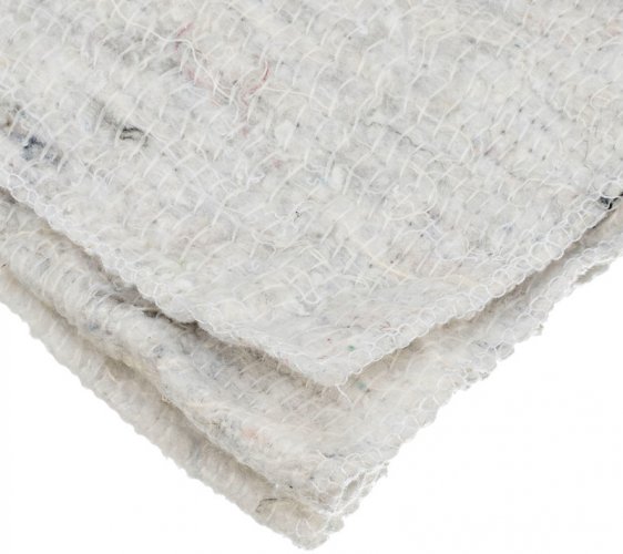 Салфетка для пола х/б, 500x700 мм, белая, Home Palisad 923265