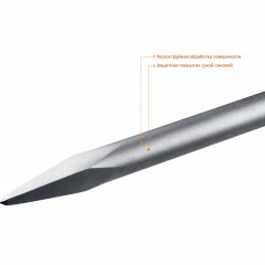 Зубило пикообразное 600 мм ПРОФЕССИОНАЛ ЗУБР 29375-00-600