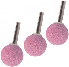 Шарошка абразивная, шар, 30 x 6 мм, F46, 3 шт Matrix 76013