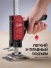 ЗУБР 130 кг, 150 мм подъем, нейлоновый корпус, стальная хромированная рейка, подъемник универсальный (33197)