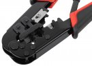 Кримпер для обжима разъемов RJ11, RJ12, RJ45, прорезиненные ручки 190 мм