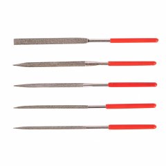 Набор надфилей алмазных, 140 х 70 х 3 мм, 5 шт Matrix 15833