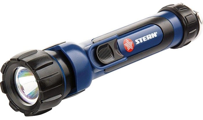 Фонарик светодиодный, противоударный, влагозащищенный, 1 яркий Led, 2 х АА Stern 90520
