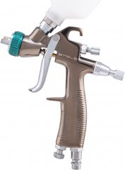 Краскораспылитель AG 970 LVLP, профессиональный, гравитационного типа, сопло 0.8 мм Stels 57369