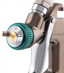 Краскораспылитель AG 970 LVLP, профессиональный, гравитационного типа, сопло 0.8 мм Stels 57369