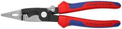Электромонтажные клещи фосфатированные, черного цвета 200 мм, KNIPEX, ( KN-1392200SB )