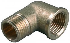 Уголок GENERAL FITTINGS латунь, г/ш, 1/2" 51073-G/S-1/2