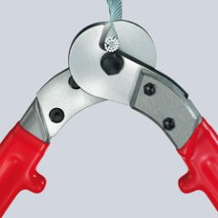 Ножницы для резки проволочных тросов и кабелей 600 мм, KNIPEX, ( KN-9577600 )