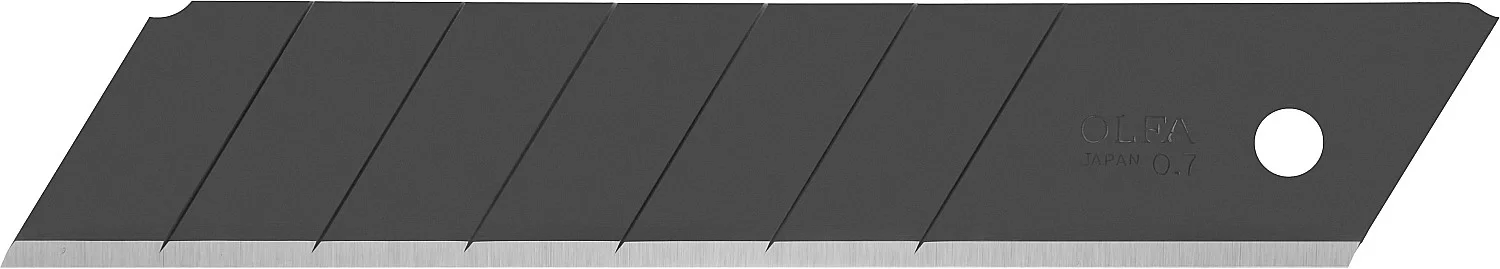 Сегментированные лезвия OLFA Excel Black 25х126х0.7 мм, 5 шт OL-HBB-5B