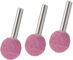 Шарошка абразивная, шар, 19 x 6 мм, F46, 3 шт Matrix 76014