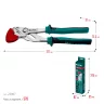 Переставные клещи - гаечный ключ KRAFTOOL Vise-wrench x 250 мм 22067
