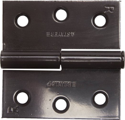 Дверная разъемная петля STAYER Master цвет коричневый правая 75 мм 37613-75-3R