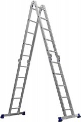 Алюминиевая лестница-трансформер 4x5 ступеней СИБИН ЛТ-45 38853