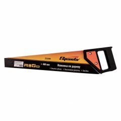 Ножовка по дереву, 400 мм, 5-6 TPI, каленый зуб пластиковая рукоятка Sparta 232305