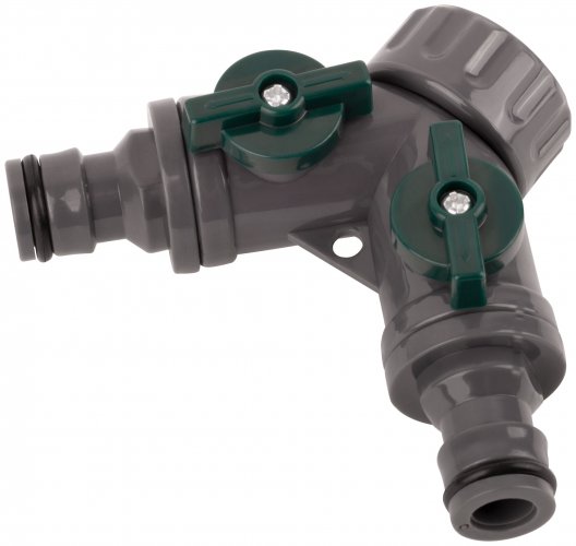 Распределитель 2-х канальный пластиковый FIT 77425