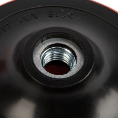 Насадка для дрели и УШМ с липучкой, 115 мм, с адаптером c М14 на d8 Сибртех 76234