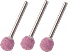 Шарошка абразивная, шар, 10 x 3 мм, F80, 3 шт Matrix 76015