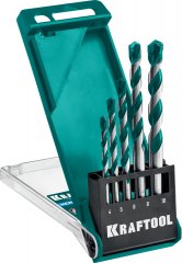 Набор сверл по керамограниту KRAFTOOL Keramo 5 шт, 4-5-6-8-10 мм 29175-H5