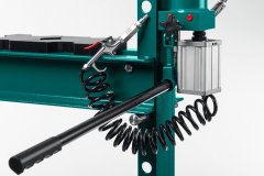 Гидравлический пресс KRAFTOOL PMD-20 с гидронасосом и пневмоприводом, 20 т 43473-20