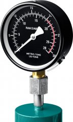 Гидравлический пресс KRAFTOOL PMD-20 с гидронасосом и пневмоприводом, 20 т 43473-20