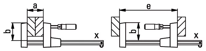 Универсальный зажим UniKlamp UK 300/80, BESSEY, ( BE-UK30 )