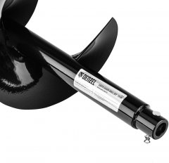 Шнек для грунта ER-200, диаметр 200 мм, длина 800 мм,соединение 20 мм, съемный нож Denzel 56008