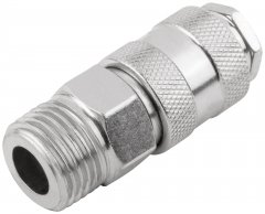 Адаптер быстросъемный с запорным клапаном с внешней резьбой 1/2" FIT 81245