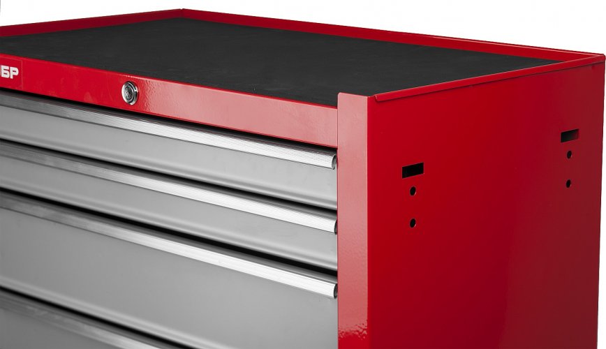 Инструментальная тележка ЗУБР МАСТЕР 5 ящиков, 680x330x770 мм 38905-5