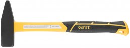 Молоток кованый, фиберглассовая усиленная ручка, 1000 гр. FIT 44338