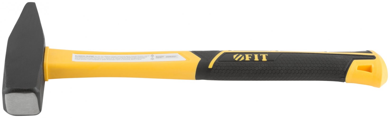 Молоток кованый, фиберглассовая усиленная ручка, 1000 гр. FIT 44338