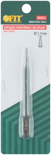 Бородок слесарный для пробивки отверстий 2,4 мм FIT 46863