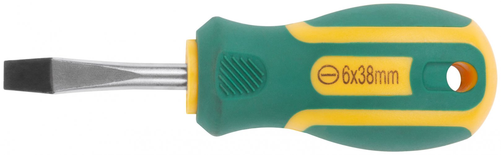 Отвертка "Контур", CrV сталь, прорезиненная ручка 6х38 мм SL FIT 55206