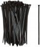 Хомуты нейлоновые для проводов, черные 100 шт., 7,6х300 мм FIT 60361