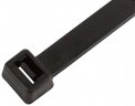 Хомуты нейлоновые для проводов, черные 100 шт., 7,6х300 мм FIT 60361