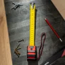 Рулетка Status Magnet 3 fixations,5 м х 25 мм,обрезиненный корпус,зацеп с магнитом Matrix 31005