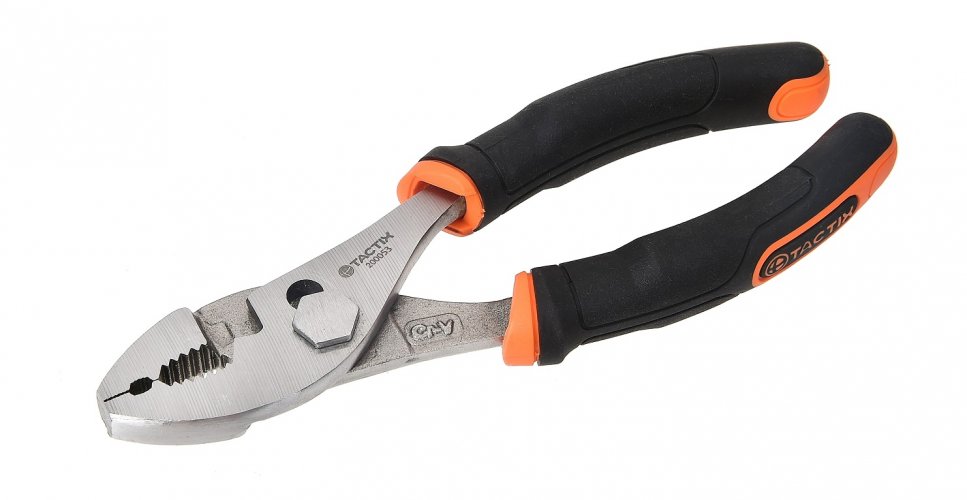 Плоскогубцы TACTIX SlipJoint переставные с рукояткой Ergo 200 мм ( 200053 )