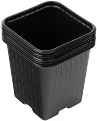 Горшочек для рассады, 90 х 90 х 95 мм, полистирол, 5 шт, Россия 64340