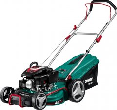 Бензиновая газонокосилка ЗУБР 460 мм, 4.5 л.с. ГБ-460