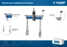 Траверса для гидравлического крана ЗУБР Профессионал 0.7 т 43015-0.7
