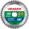 Диск пильный по дереву URAGAN Expert 200х32/30 мм, 48Т 36802-200-32-48_z01
