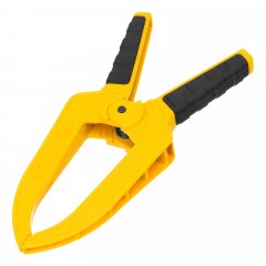 Струбцина клещеобразная, удлиненная 75 х 110 мм двухкомпонентные рукоятки DENZEL 20790