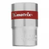 Головка торцевая, 18 мм, шестигранная, CrV, под квадрат 1/2, хромированная Matrix 13118
