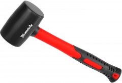 Киянка резиновая, 225 г, черная резина, фибергласовая рукоятка Matrix 11175