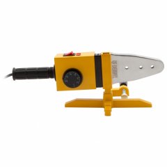 Аппарат для сварки пластиковых труб DWP-1500, 1500 Вт, 260-300 град, комплект насадок, 20-63 мм Denzel 94205